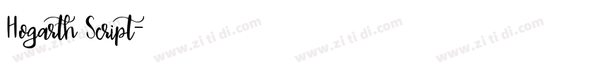 Hogarth Script字体转换